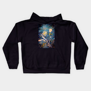 Botanical cyanotype 6 Kids Hoodie